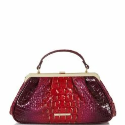 Buy ???? BRAHMIN Ombre Melbourne Collection Emmett Crossbody Bag Ruby ????
