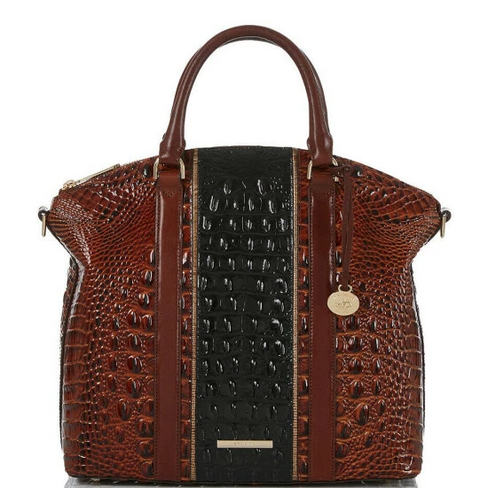 Wholesale ⭐ BRAHMIN Chanler Collection Large Duxbury Satchel Bag Pecan ???? 3 Wholesale ⭐ BRAHMIN Chanler Collection Large Duxbury Satchel Bag Pecan ????