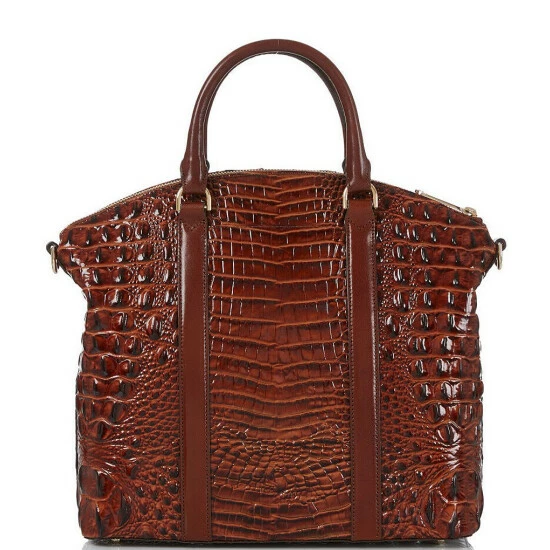 Wholesale ⭐ BRAHMIN Chanler Collection Large Duxbury Satchel Bag Pecan ???? 4 Wholesale ⭐ BRAHMIN Chanler Collection Large Duxbury Satchel Bag Pecan ???? - Image 2