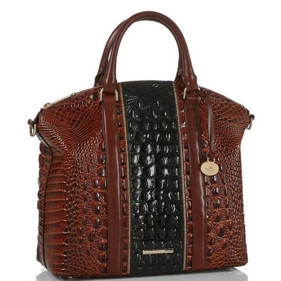 Wholesale ⭐ BRAHMIN Chanler Collection Large Duxbury Satchel Bag Pecan ???? 6 Wholesale ⭐ BRAHMIN Chanler Collection Large Duxbury Satchel Bag Pecan ???? - Image 4