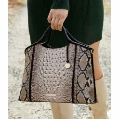 Promo ???? BRAHMIN Fontaine Collection Elaine Satchel Bag Alabaster ???? -BRAHMIN Shop unnamed file 2085