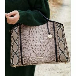 Promo ???? BRAHMIN Fontaine Collection Elaine Satchel Bag Alabaster ???? -BRAHMIN Shop unnamed file 2087