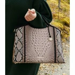 Promo ???? BRAHMIN Fontaine Collection Elaine Satchel Bag Alabaster ???? -BRAHMIN Shop unnamed file 2088