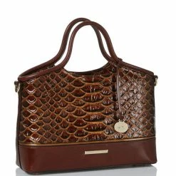 Budget ???? BRAHMIN Bellevue Collection Small Elaine Satchel Bag Pecan ✔️ -BRAHMIN Shop unnamed file 2117