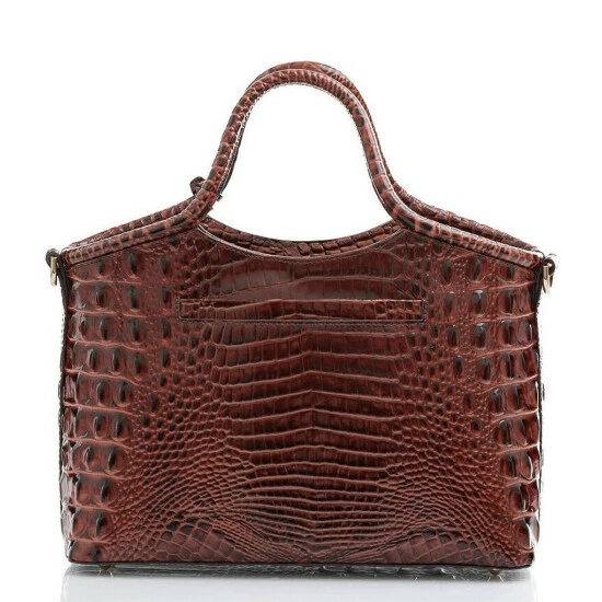 New ???? BRAHMIN Melbourne Collection Small Elaine Satchel Bag Pecan ???? 10 New ???? BRAHMIN Melbourne Collection Small Elaine Satchel Bag Pecan ???? - Image 8