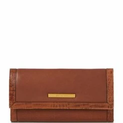 Flash Sale ???? BRAHMIN Whiskey Albright Collection Cordelia Trifold Leather Wallet ????