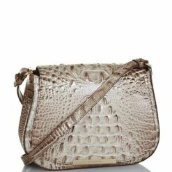 Deals ???? BRAHMIN Melbourne Collection Small Nadine Saddle Crossbody Bag Alabaster ✔️ -BRAHMIN Shop unnamed file 2163