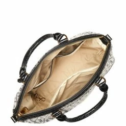 Brand new ✨ BRAHMIN Harborlight Collection Large Duxbury Signature Logo Satchel Bag Black ???? -BRAHMIN Shop unnamed file 2217