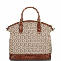 Brand new ✨ BRAHMIN Harborlight Collection Large Duxbury Signature Logo Satchel Bag Black ???? -BRAHMIN Shop unnamed file 2220