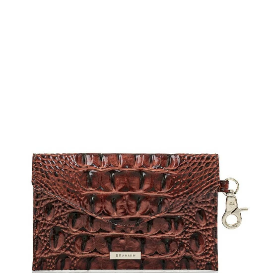 Cheap ???? BRAHMIN Melbourne Collection Mini Envelope Case Black ❤️ 3 Cheap ???? BRAHMIN Melbourne Collection Mini Envelope Case Black ❤️