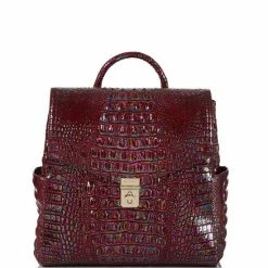 Hot Sale ???? BRAHMIN Melbourne Collection Liz ???? Backpack Sangria ????