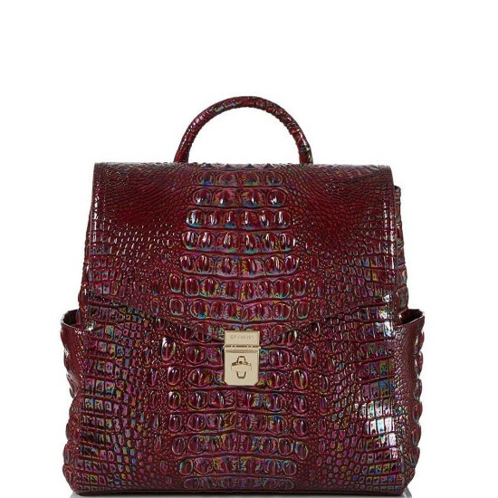 Hot Sale ???? BRAHMIN Melbourne Collection Liz ???? Backpack Sangria ???? 3 Hot Sale ???? BRAHMIN Melbourne Collection Liz ???? Backpack Sangria ????