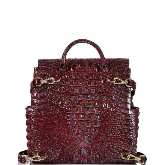 Hot Sale ???? BRAHMIN Melbourne Collection Liz ???? Backpack Sangria ???? 4 Hot Sale ???? BRAHMIN Melbourne Collection Liz ???? Backpack Sangria ???? - Image 2