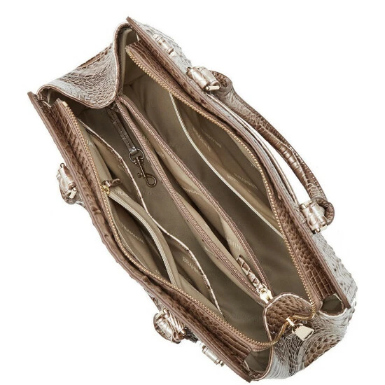 Cheap ???? BRAHMIN Melbourne Collection Small Finley Carryall Satchel Bag Alabaster ???? 5 Cheap ???? BRAHMIN Melbourne Collection Small Finley Carryall Satchel Bag Alabaster ???? - Image 3