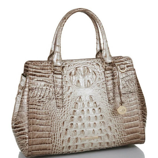 Cheap ???? BRAHMIN Melbourne Collection Small Finley Carryall Satchel Bag Alabaster ???? 6 Cheap ???? BRAHMIN Melbourne Collection Small Finley Carryall Satchel Bag Alabaster ???? - Image 4