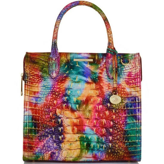 Hot Sale ???? BRAHMIN Melbourne Collection Caroline Fallstruck Satchel Bag ???? 3 Hot Sale ???? BRAHMIN Melbourne Collection Caroline Fallstruck Satchel Bag ????