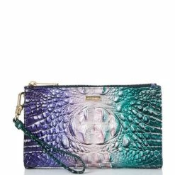 Wholesale ???? BRAHMIN Ombre Melbourne Collection Daisy Wristlet Enchant ????