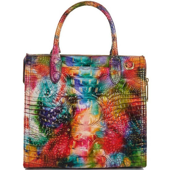 Hot Sale ???? BRAHMIN Melbourne Collection Caroline Fallstruck Satchel Bag ???? 4 Hot Sale ???? BRAHMIN Melbourne Collection Caroline Fallstruck Satchel Bag ???? - Image 2