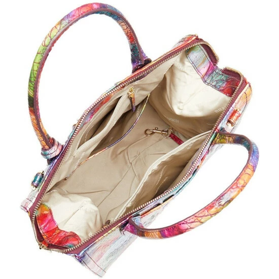 Hot Sale ???? BRAHMIN Melbourne Collection Caroline Fallstruck Satchel Bag ???? 5 Hot Sale ???? BRAHMIN Melbourne Collection Caroline Fallstruck Satchel Bag ???? - Image 3