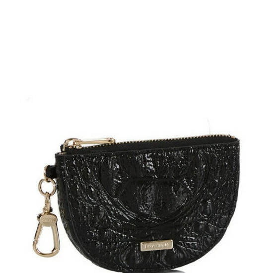 Promo ???? BRAHMIN Melbourne Collection Britt Coin Holder Black ⭐ 5 Promo ???? BRAHMIN Melbourne Collection Britt Coin Holder Black ⭐ - Image 3