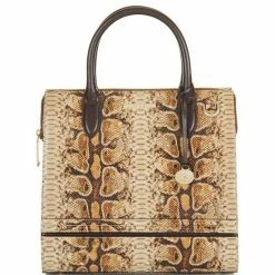 Budget ✔️ BRAHMIN Shenandoa Collection Caroline Satchel Bag Hazelnut ????