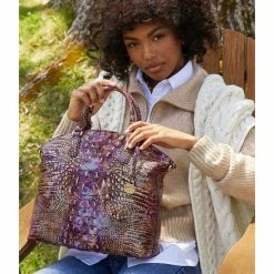 Buy ???? BRAHMIN Melbourne Collection Large Duxbury Dome Satchel Bag Fantasy ???? -BRAHMIN Shop unnamed file 2324