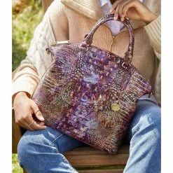 Buy ???? BRAHMIN Melbourne Collection Large Duxbury Dome Satchel Bag Fantasy ???? -BRAHMIN Shop unnamed file 2325