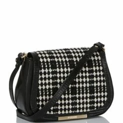 Deals ???? BRAHMIN Hillside Collection Small Nadine Saddle Crossbody Bag Black ✨ -BRAHMIN Shop unnamed file 2383