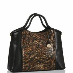 Flash Sale ❤️ BRAHMIN Blanchard Collection Elaine Rolled Handle Satchel Bag Cocoa ???? -BRAHMIN Shop unnamed file 2420