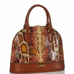 Budget ???? BRAHMIN Bridgeport Collection Georgina Top Zip Dome Satchel Bag Multi ???? -BRAHMIN Shop unnamed file 2432