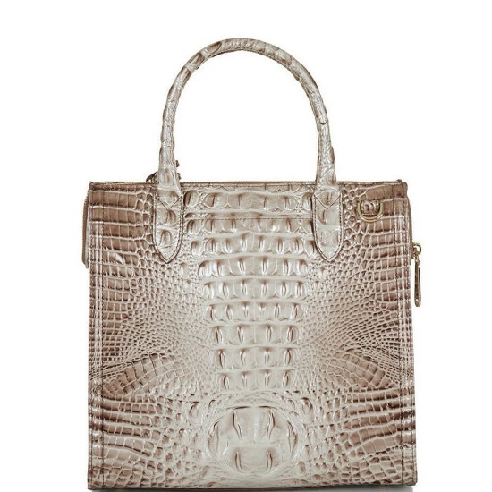 Top 10 ???? BRAHMIN Melbourne Collection Caroline Satchel Bag Alabaster ❤️ 4 Top 10 ???? BRAHMIN Melbourne Collection Caroline Satchel Bag Alabaster ❤️ - Image 2
