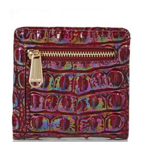 Outlet ???? BRAHMIN Melbourne Collection Jane Mini Snap Bifold Wallet Sangria ⭐ 4 Outlet ???? BRAHMIN Melbourne Collection Jane Mini Snap Bifold Wallet Sangria ⭐ - Image 2