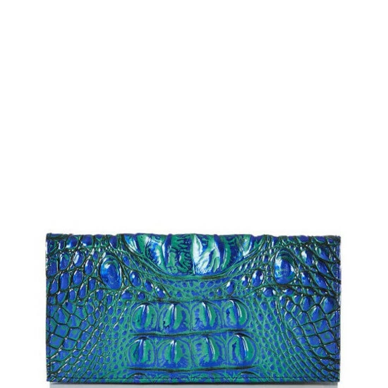 Deals ???? BRAHMIN Ombre Melbourne Collection Cordelia Checkbook Wallet Royalty ???? 4 Deals ???? BRAHMIN Ombre Melbourne Collection Cordelia Checkbook Wallet Royalty ???? - Image 2