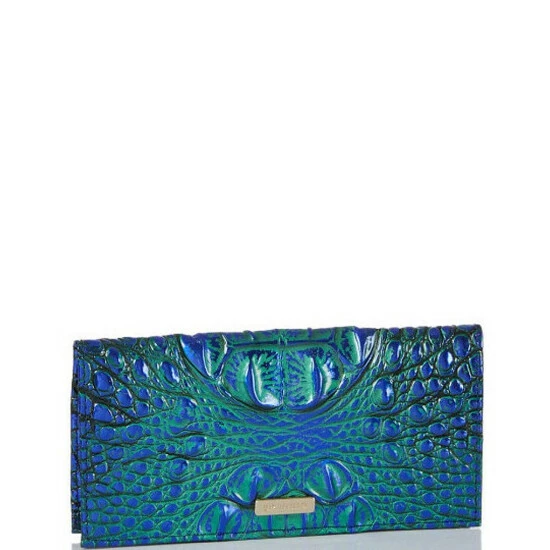 Deals ???? BRAHMIN Ombre Melbourne Collection Cordelia Checkbook Wallet Royalty ???? 6 Deals ???? BRAHMIN Ombre Melbourne Collection Cordelia Checkbook Wallet Royalty ???? - Image 4