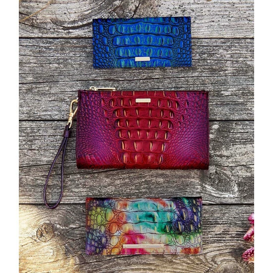 Deals ???? BRAHMIN Ombre Melbourne Collection Cordelia Checkbook Wallet Royalty ???? 7 Deals ???? BRAHMIN Ombre Melbourne Collection Cordelia Checkbook Wallet Royalty ???? - Image 5