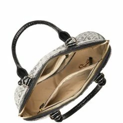 Top 10 ✨ BRAHMIN Harborlight Collection Georgina Top Zip Signature Logo Dome Satchel Bag Black ❤️ -BRAHMIN Shop unnamed file 2492