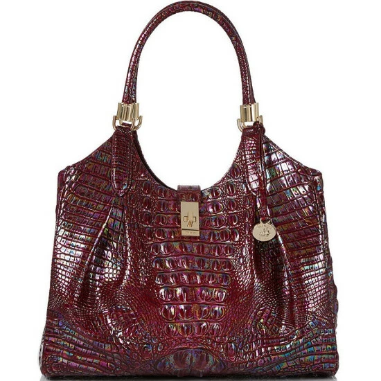 Hot Sale ???? BRAHMIN Melbourne Collection Celia Satchel Bag Sangria ???? 3 Hot Sale ???? BRAHMIN Melbourne Collection Celia Satchel Bag Sangria ????
