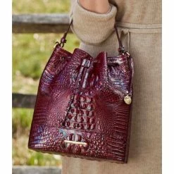 Cheapest ⭐ BRAHMIN Melbourne Collection Marlowe Shoulder Bag Sangria ???? -BRAHMIN Shop unnamed file 2556