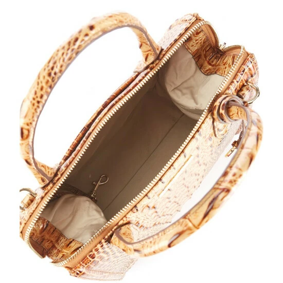 Promo ???? BRAHMIN Melbourne Collection Small Caroline Satchel Bag Toasted ???? 5 Promo ???? BRAHMIN Melbourne Collection Small Caroline Satchel Bag Toasted ???? - Image 3