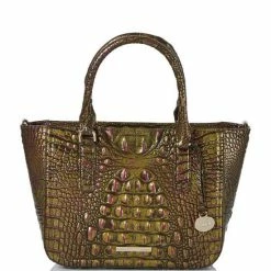 Best Sale ???? BRAHMIN Melbourne Collection Small Ashlee Satchel Bag Pesto ❤️