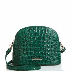 Cheapest ???? BRAHMIN Melbourne Collection Georgina Crossbody Bag Emerald ????