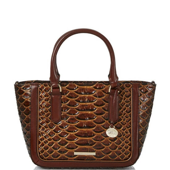 Brand new ❤️ BRAHMIN Bellevue Collection Small Ashlee Satchel Bag Pecan ???? 3 Brand new ❤️ BRAHMIN Bellevue Collection Small Ashlee Satchel Bag Pecan ????