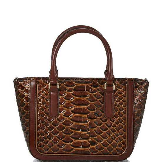 Brand new ❤️ BRAHMIN Bellevue Collection Small Ashlee Satchel Bag Pecan ???? 4 Brand new ❤️ BRAHMIN Bellevue Collection Small Ashlee Satchel Bag Pecan ???? - Image 2