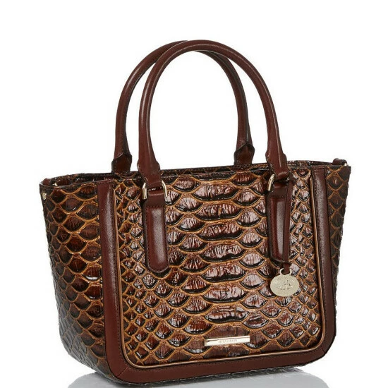 Brand new ❤️ BRAHMIN Bellevue Collection Small Ashlee Satchel Bag Pecan ???? 6 Brand new ❤️ BRAHMIN Bellevue Collection Small Ashlee Satchel Bag Pecan ???? - Image 4