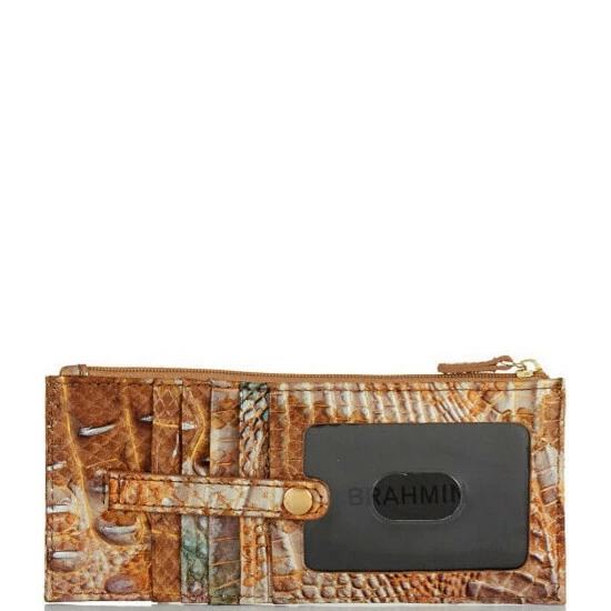 Best Pirce ⭐ BRAHMIN Ombre Melbourne Collection Credit Card Wallet Truffle Python ???? 4 Best Pirce ⭐ BRAHMIN Ombre Melbourne Collection Credit Card Wallet Truffle Python ???? - Image 2