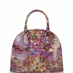 Best deal ???? BRAHMIN Melbourne Collection Georgina Satchel Bag Fantasy ????