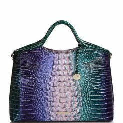 Brand new ???? BRAHMIN Ombre Melbourne Collection Elaine Satchel Bag Enchant ????