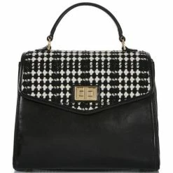Best Sale ???? BRAHMIN Hillside Collection Rene Satchel Bag Black ⭐