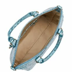 Brand new ???? BRAHMIN Melbourne Collection Duxbury Satchel Bag Arctic Blue ✨ -BRAHMIN Shop unnamed file 282