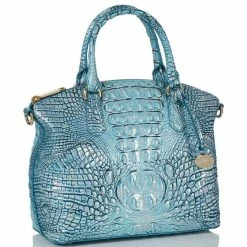 Brand new ???? BRAHMIN Melbourne Collection Duxbury Satchel Bag Arctic Blue ✨ -BRAHMIN Shop unnamed file 283